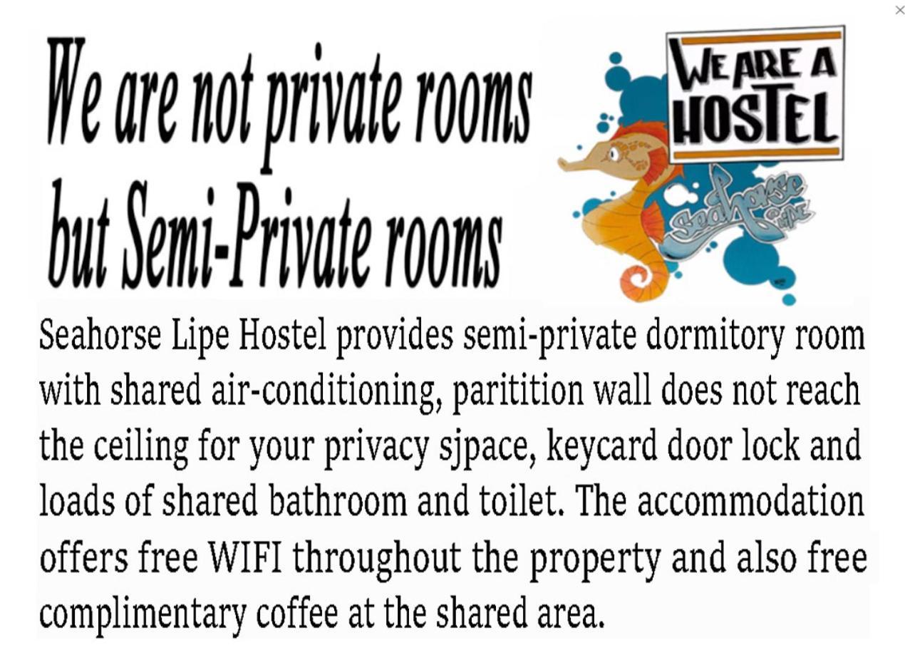 Seahorse Lipe Hostel Exterior foto